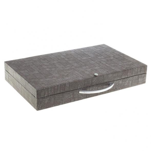 Шахматы из мрамора и гранита 3 в 1: шахматы, шашки, нарды 128763