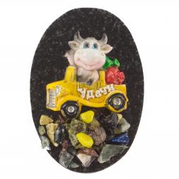 Магнит сувенирный символ года Бычок Удачи