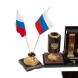 Настольный набор из яшмы &amp;quot;Россия&amp;quot; 113223