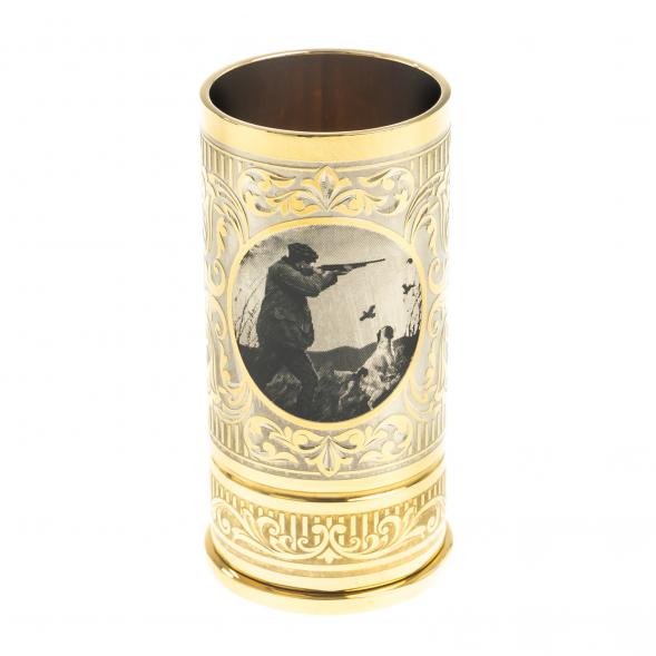 Стопка гильза &amp;quot;Охотник&amp;quot; 40 мл в подарочной упаковке Златоуст 123269
