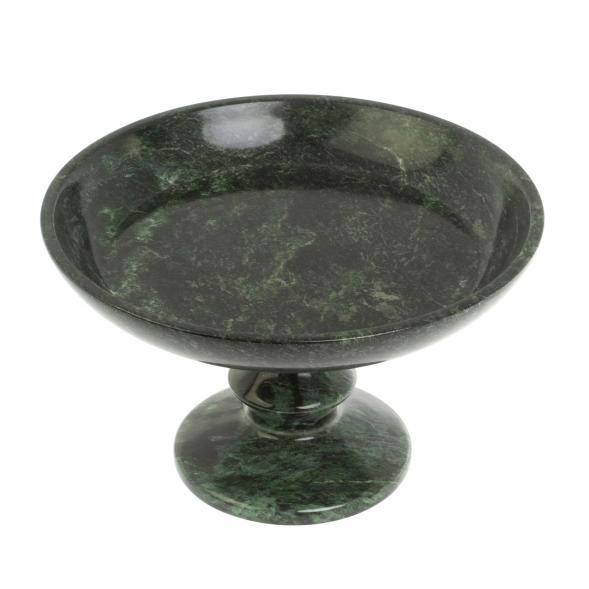 Фруктовница из шабровского змеевика 24х24х14,5 см 127444