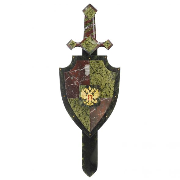 Настенный сувенир &amp;quot;Щит и меч&amp;quot; с Гербом РФ 127767