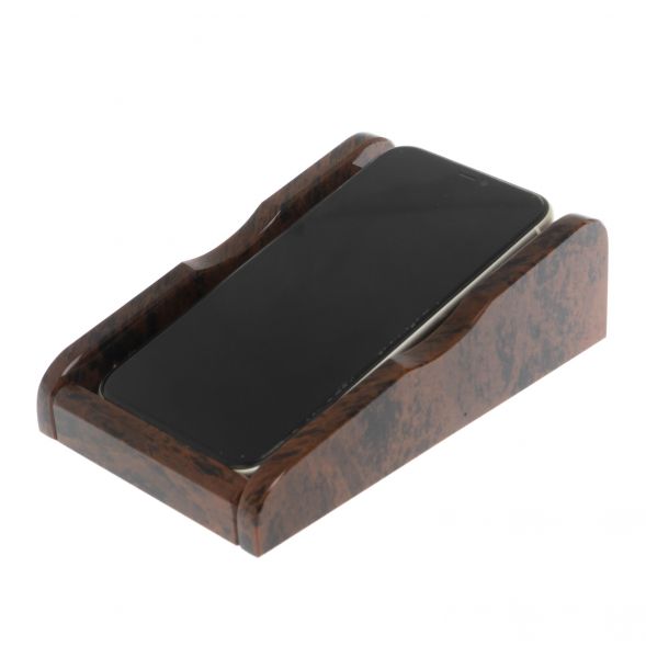 Подставка для сотового телефона из коричневого обсидиана 128690