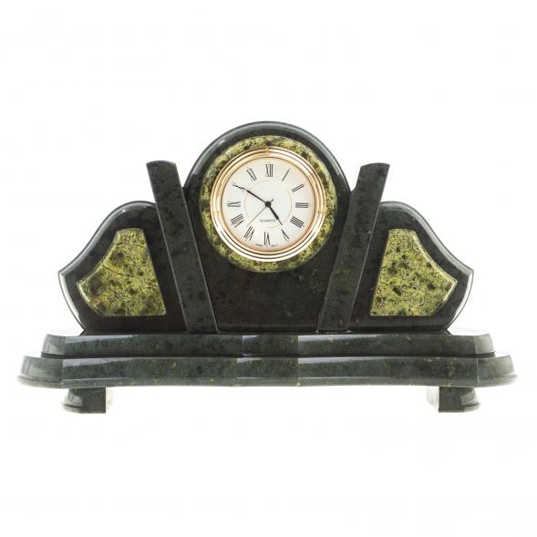 Настольные часы &amp;quot;Летучая мышь&amp;quot; камень змеевик 113145