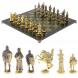 Шахматы сувенирные &amp;quot;Богатыри&amp;quot; змеевик доска 44х44 см 126129