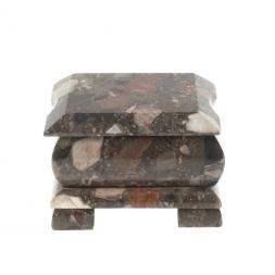 Шкатулка из конгломерата 9х6,5х6 см