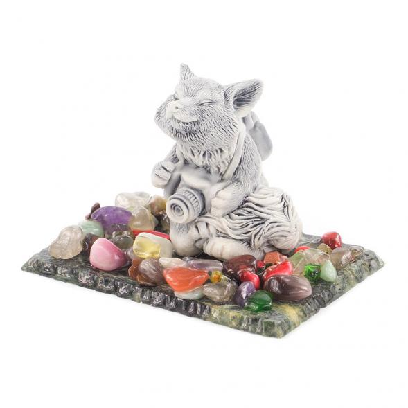 Сувенир из мрамолита &amp;quot;Лис турист&amp;quot; 119823