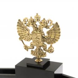 Настольный набор из малахита &amp;quot;Герб&amp;quot;