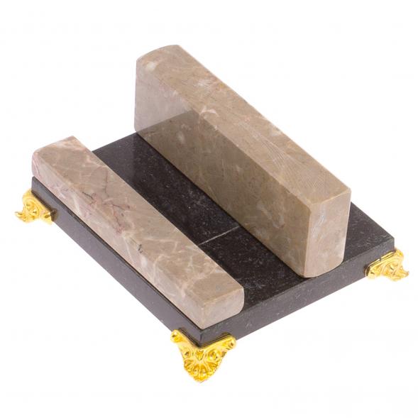 Подставка под смартфон камень бежевый мрамор 125923