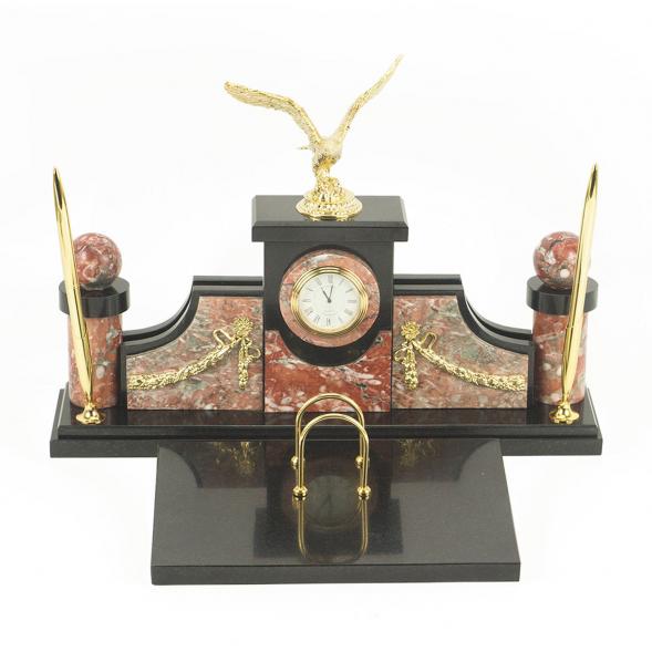 Настольный набор &amp;quot;Гордый орел&amp;quot; бронза креноид 118663