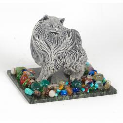 Сувенир "Шпиц" из мрамолита