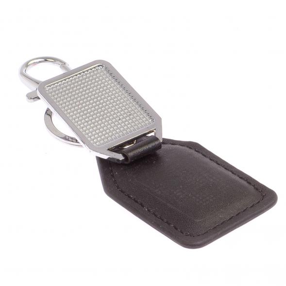 Брелок для ключей с накладкой из зеленого флюорита 125070