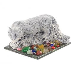 Сувенир фигурка "Амурский тигр большой" из мрамолита