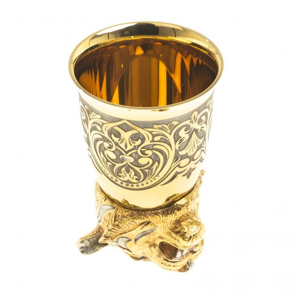 Стопка перевертыш &amp;quot;Тигр&amp;quot; 60 мл Златоуст 122944