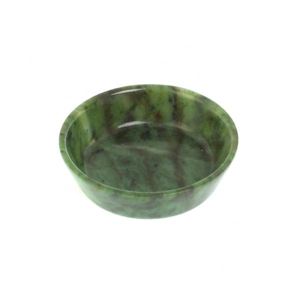 Тарелка Орешница из нефрита 8х8х2 см 127293