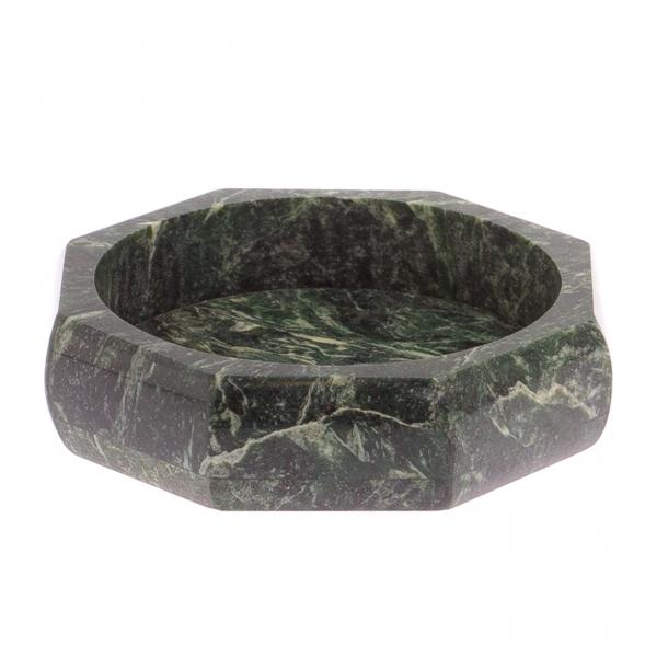 Пепельница восемь граней из змеевика 125462