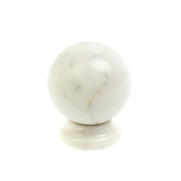 Подставка под шар из белого мрамора 3,7х3,7х1,5 см 127610