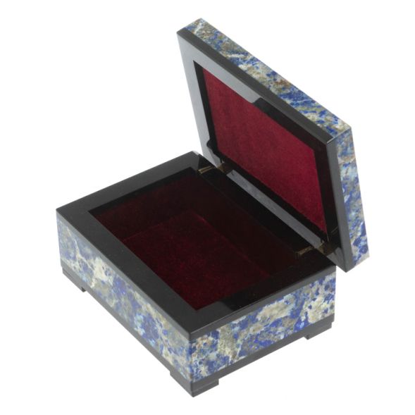 Шкатулка из афганского лазурита 10х7,5х5 см 127848