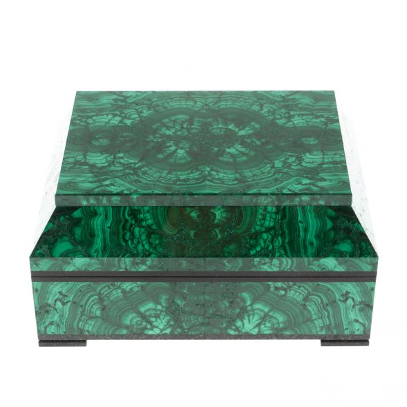 Малахитовый ларец 17х13х8,5 см 128694