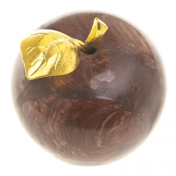 Сувенир &amp;quot;Яблоко&amp;quot; среднее камень лемезит 6х7,5 см 123914