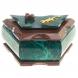 Шкатулка камень змеевик, креноид 14х8х8 см 112132