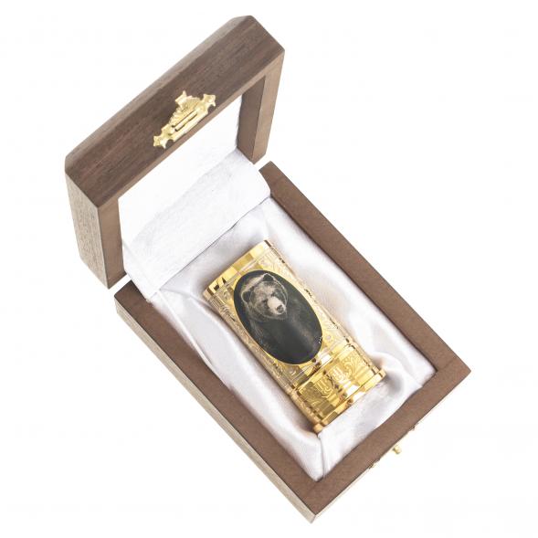 Стопка гильза &amp;quot;Медведь&amp;quot; 40 мл Златоуст 123275