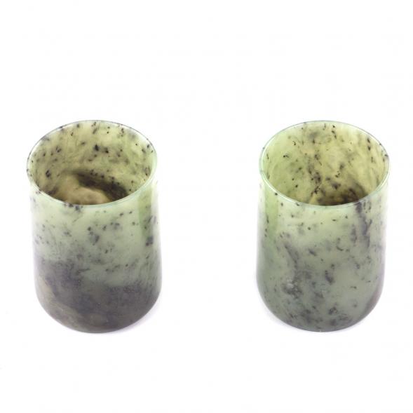 Стопка из камня нефрит 50 мл 38х53 мм 121424