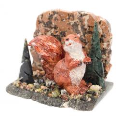 Сувенир "Белка большая" змеевик