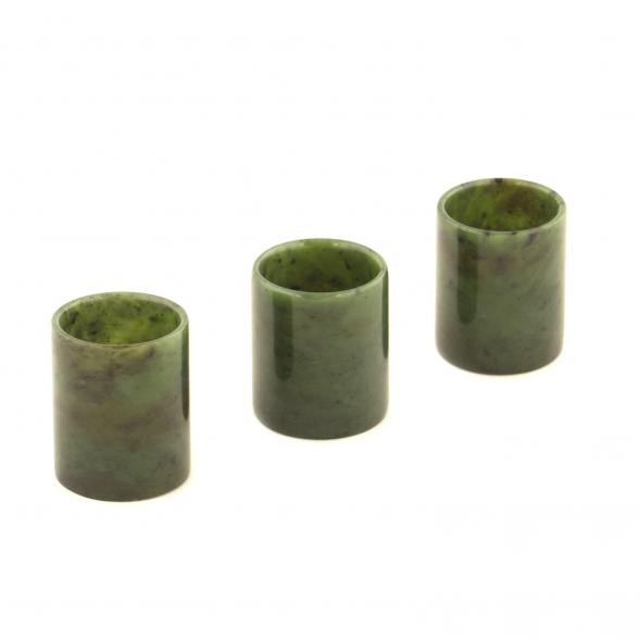 Стопки подарочные из нефрита 50 мл 4х5 см 3 шт 121236