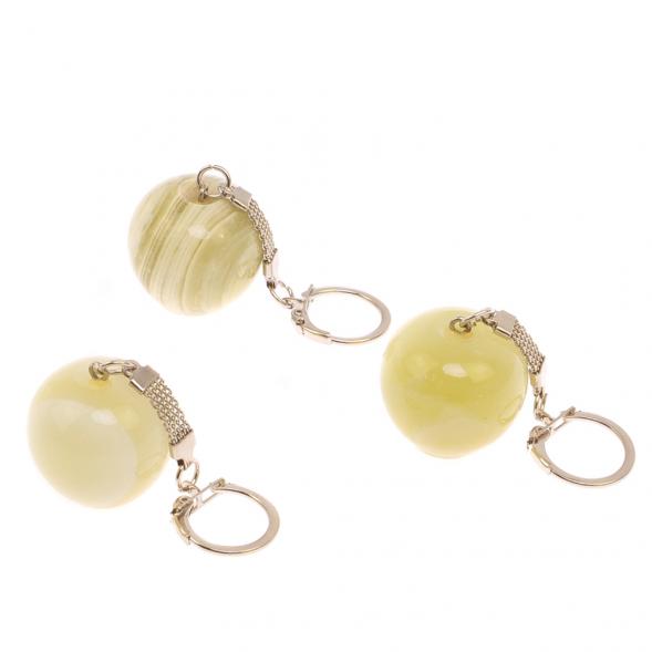 Брелок &amp;quot;Яблоко&amp;quot; из зеленого оникса 125235