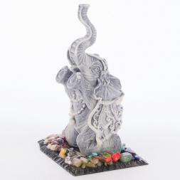 Сувенир "Слон с четками" из мрамолита