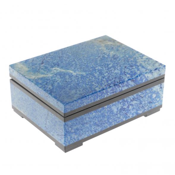 Шкатулка из лазурита 10,5х8х4,5 см 129700