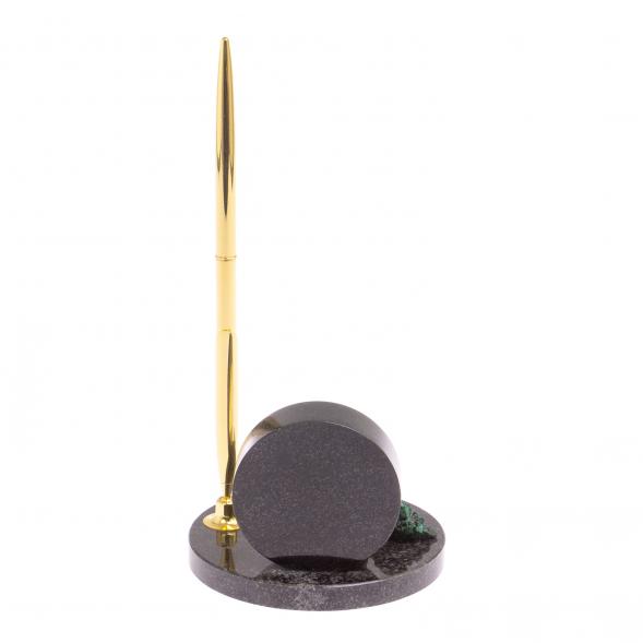 Сувенирные часы с ручкой малахит, долерит 125038