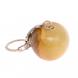 Брелок &amp;quot;Яблоко&amp;quot; из зелено-коричневого оникса 125236