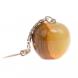 Брелок &amp;quot;Яблоко&amp;quot; из зелено-коричневого оникса 125236