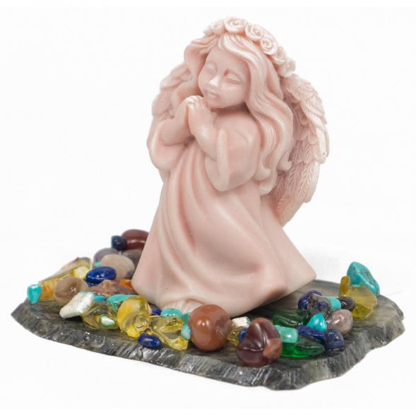 Сувенир &amp;quot;Ангел с венком молится&amp;quot; из мрамолита 117697