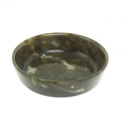 Тарелка орешница из нефрита 10х10х2,5 см