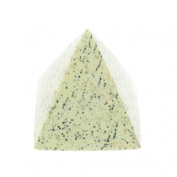 Пирамида из камня змеевик 7х7х7,5 см (3) 128995