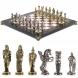 Шахматы подарочные &amp;quot;Александр Македонский&amp;quot; доска 36х36 см лемезит мрамор 120733