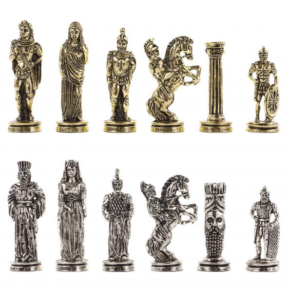 Шахматы подарочные &amp;quot;Александр Македонский&amp;quot; доска 36х36 см лемезит мрамор 120733