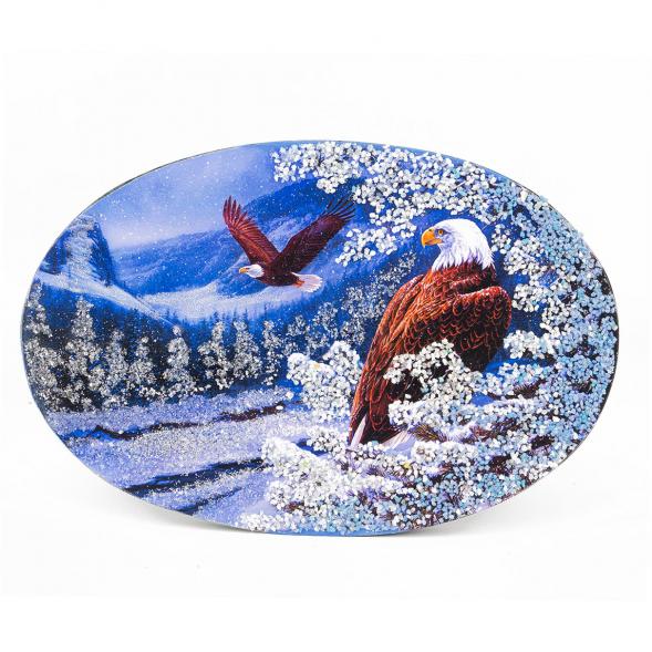 Картина из камня на подставке &amp;quot;Орел&amp;quot; 19х3,5х13 см 117980