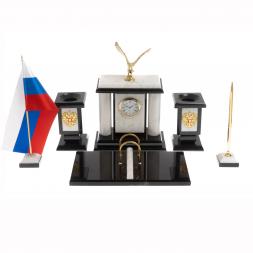 Настольный набор "Орел" из мрамора