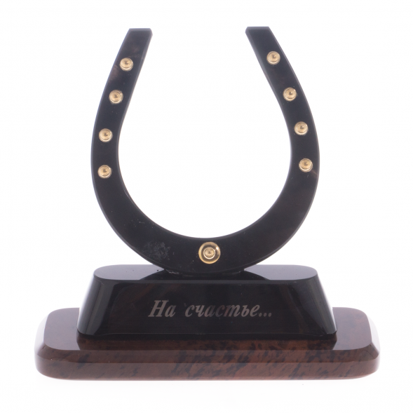 Подкова &amp;quot;На счастье&amp;quot; камень обсидиан 121967