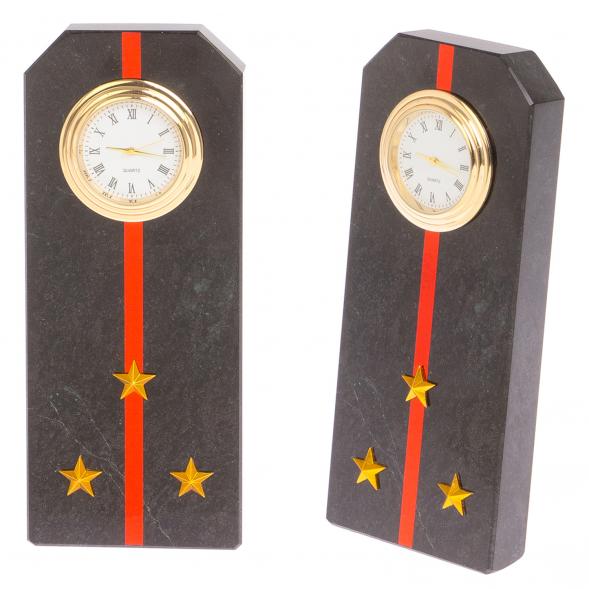 Часы &amp;quot;Погон старший лейтенант МП ВМФ&amp;quot; из змеевика 113507
