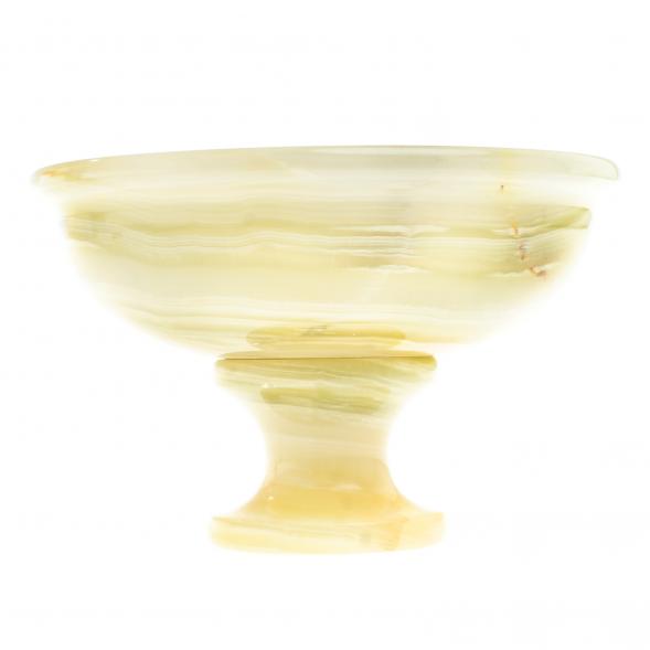 Ваза для фруктов из оникса 12,5х12,5х8 см 123922