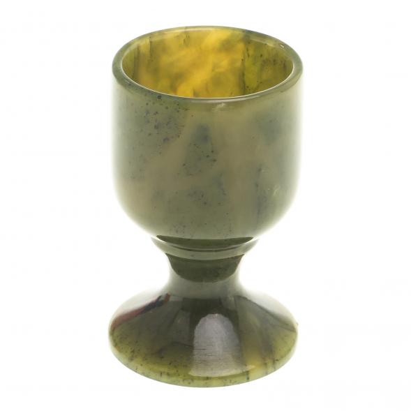 Рюмка на ножке из нефрита 20 мл 4х6,5 см 124096