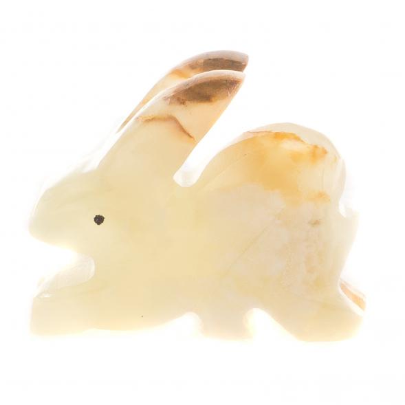 Статуэтка из оникса &amp;quot;Заяц&amp;quot; зелено-коричневый 6,5х2х5 см (2,5) 124645