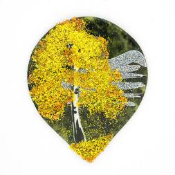 Магнит с рисунком &amp;quot;Капля&amp;quot; малый камень змевик