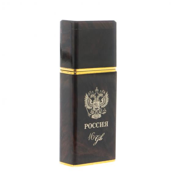 Флешка из камня обсидиан &amp;quot;Герб РФ&amp;quot; 16 гб 122335