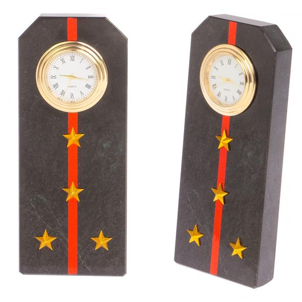 Часы &amp;quot;Погон капитан МП ВМФ&amp;quot; из змеевика 113508